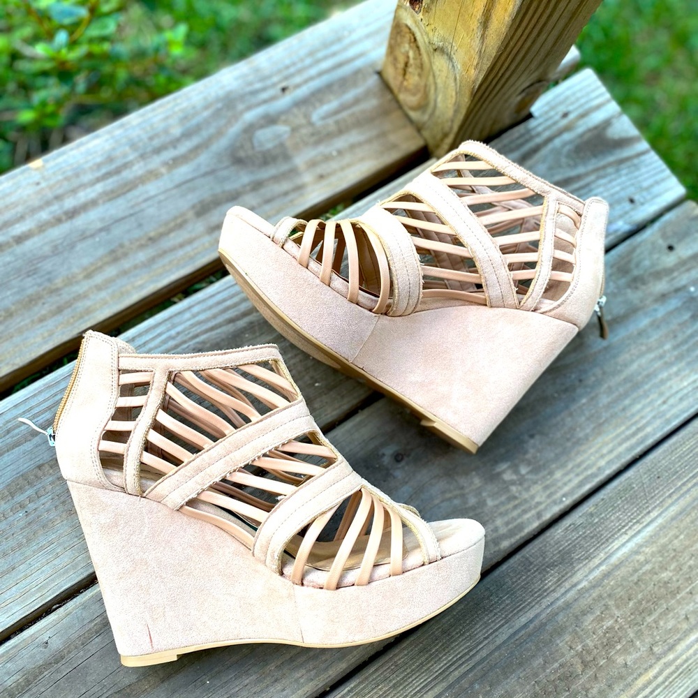 Torrid nude wedges
